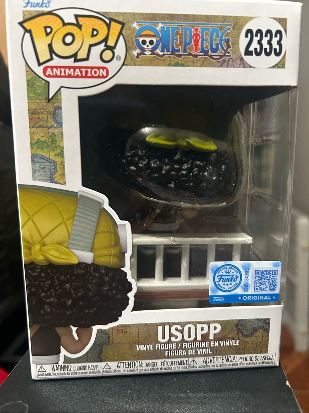 Funko Pop! Animation One Piece Usopp Figure - Black & Yellow